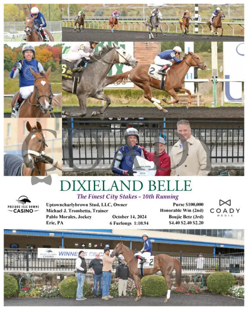 Dixieland Belle - The Finest City Stakes 10Th Running 10-14-24 R05 Pid Presque Isle Downs