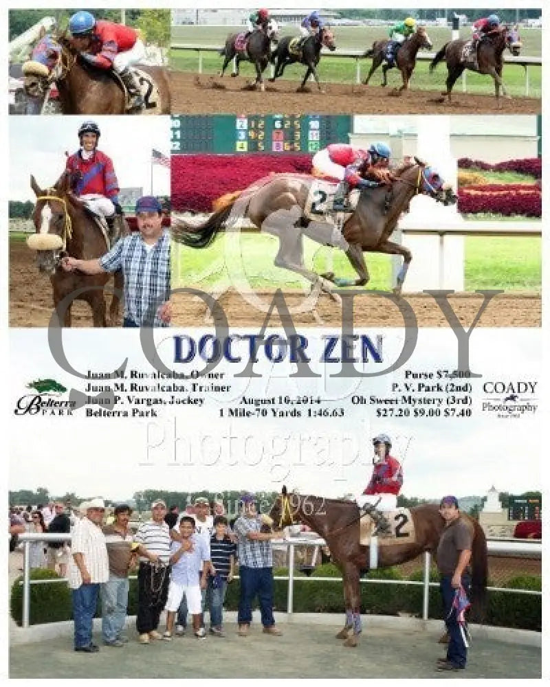 Doctor Zen - 081014 Race 05 Btp Belterra Park