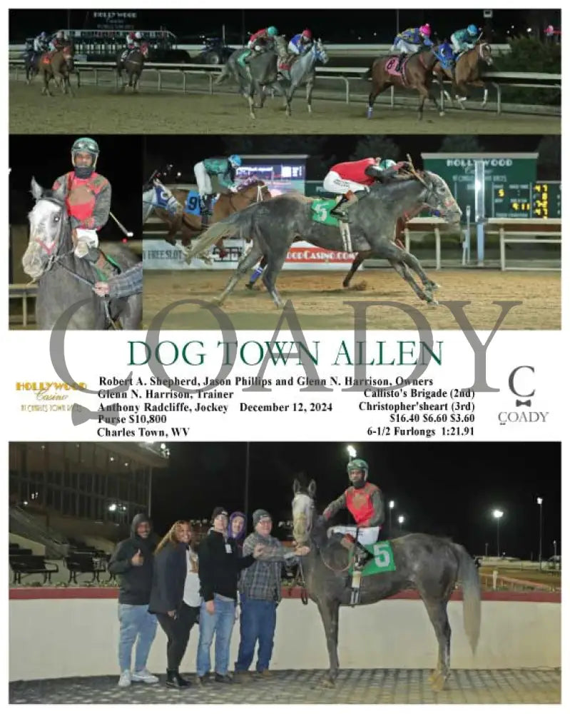 Dog Town Allen - 12-12-24 R05 Ct Hollywood Casino At Charles Town Races