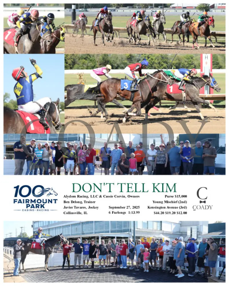 DON’T TELL KIM - 09-27-25 - R03 - FP Fanduel Sportsbook Horse Racing