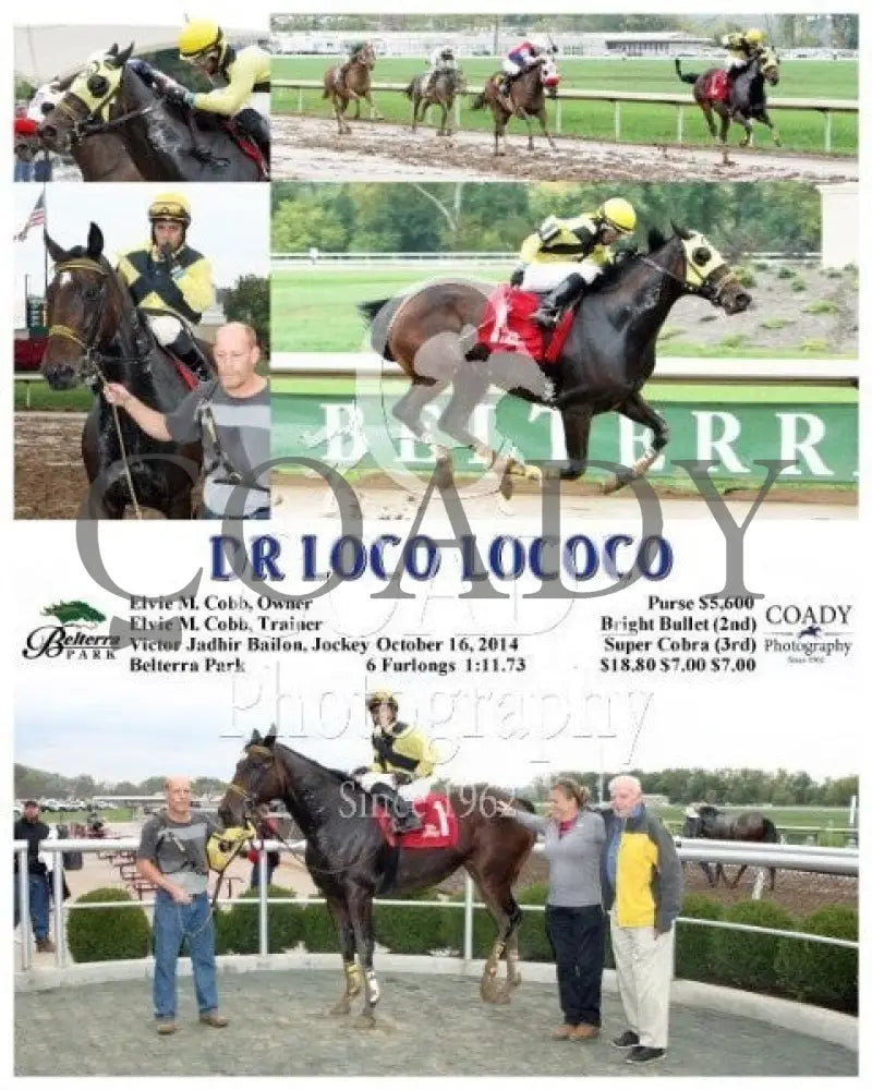 Dr Loco Lococo - 101614 Race 08 Btp Belterra Park