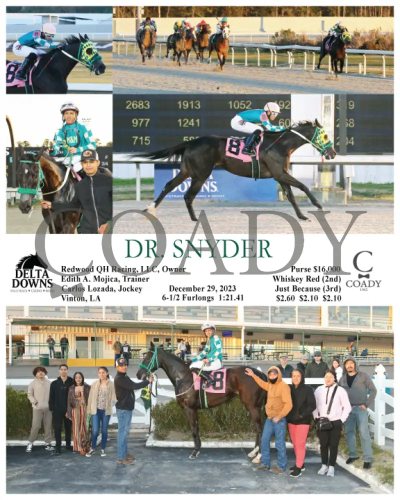 Dr. Snyder - 12-29-23 R01 Ded Delta Downs