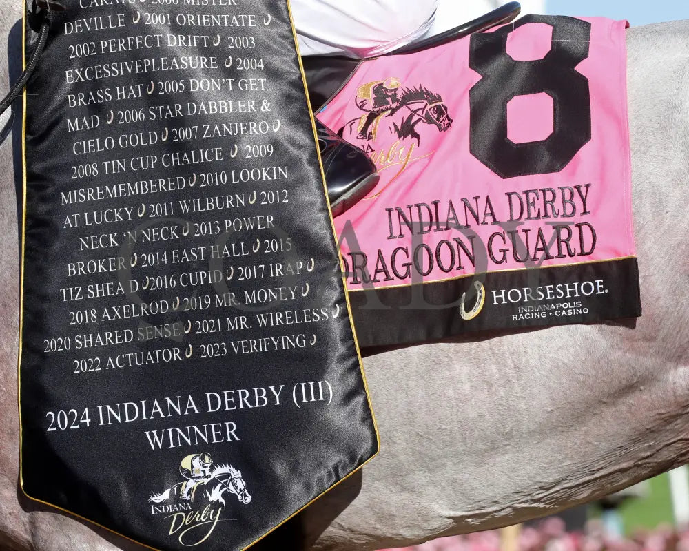 Dragoon Gaurd - Indiana Derby 30Th Running G3 07-06-24 R12 Ind Saddle Towel 02 Grand