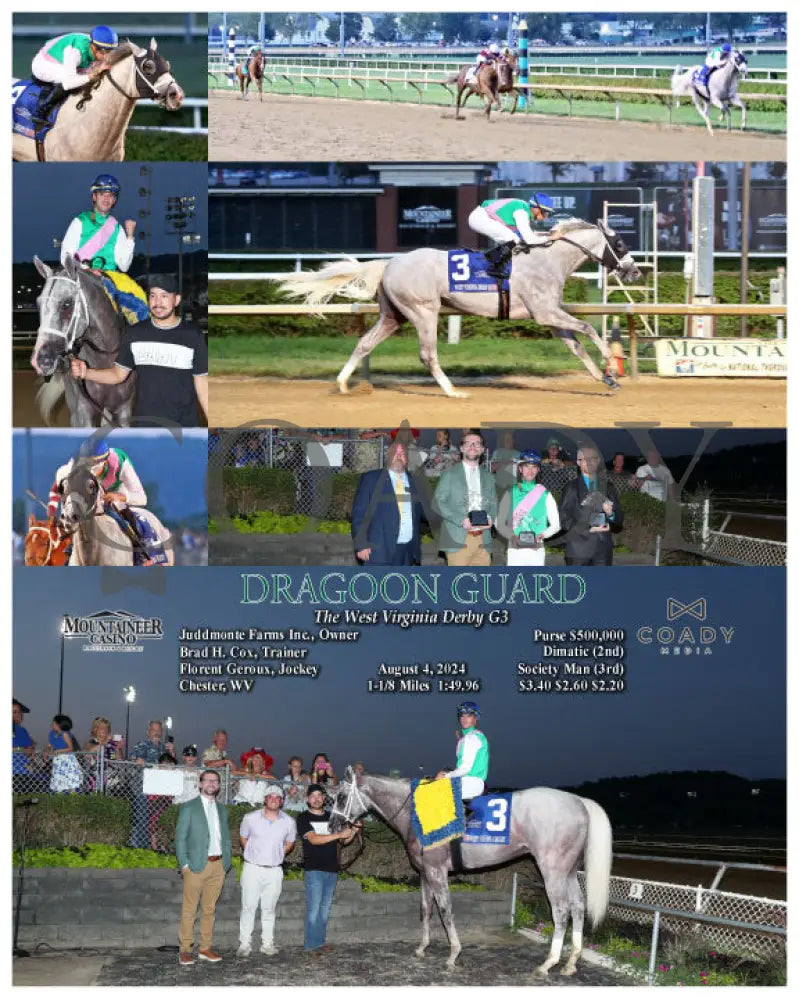 Dragoon Guard - The West Virginia Derby G3 08-04-24 R08 Mnr Mountaineer Park