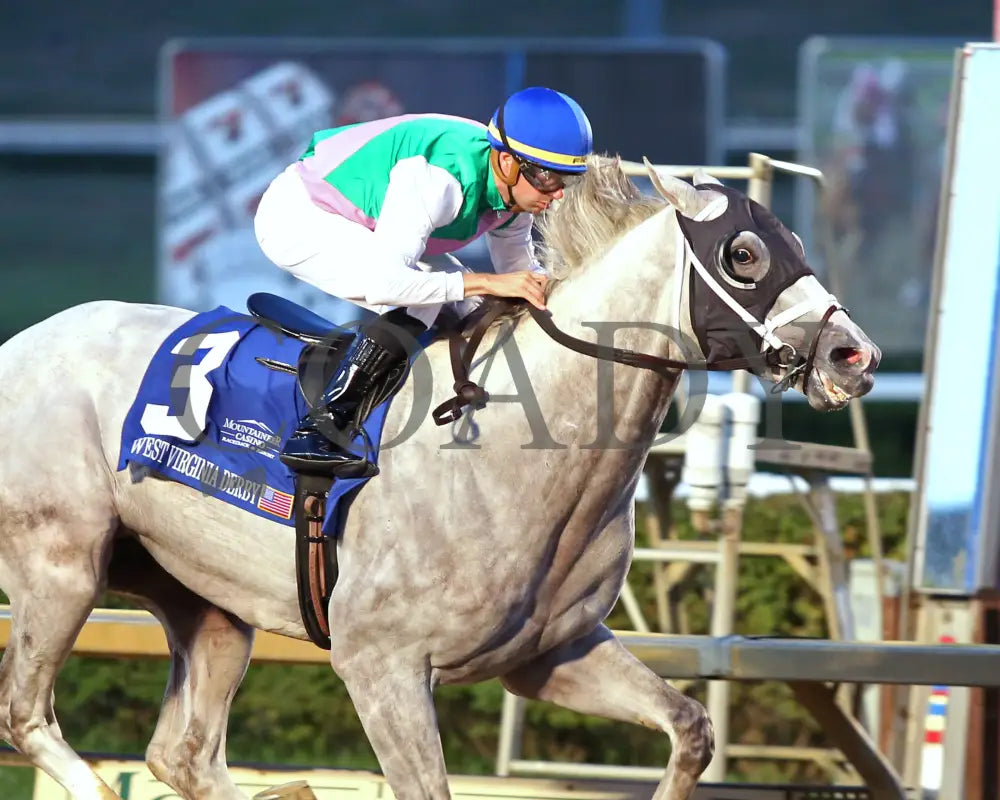 Dragoon Guard - The West Virginia Derby G3 08-04-24 R08 Mnr Tight Finish 01 Mountaineer Park