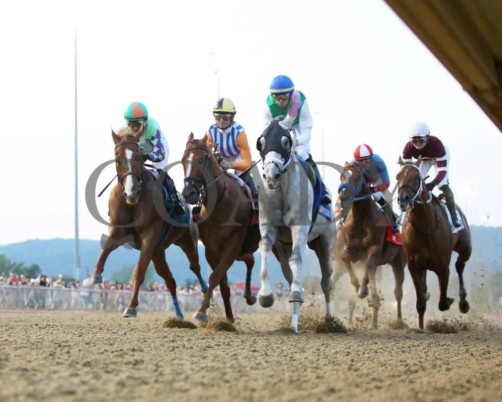Dragoon Guard - The West Virginia Derby G3 08-04-24 R08 Mnr Under Rail First Pass 01 Mountaineer