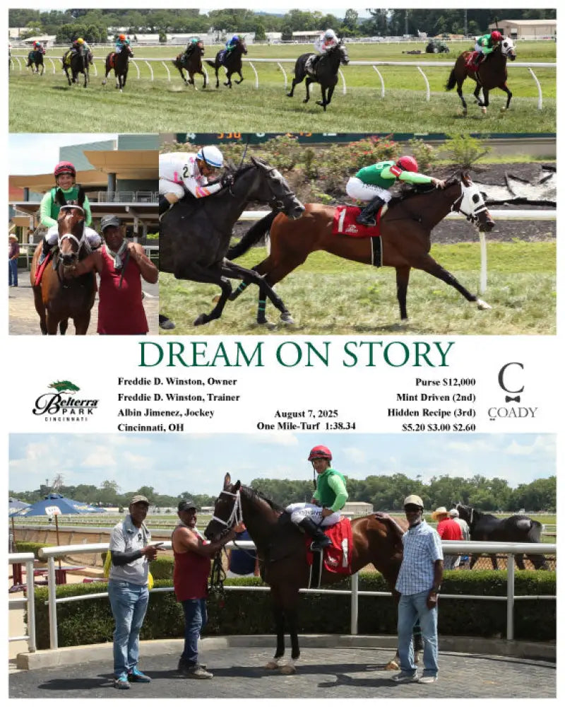 DREAM ON STORY - 080725 - Race 05 - BTP Indiana Grand