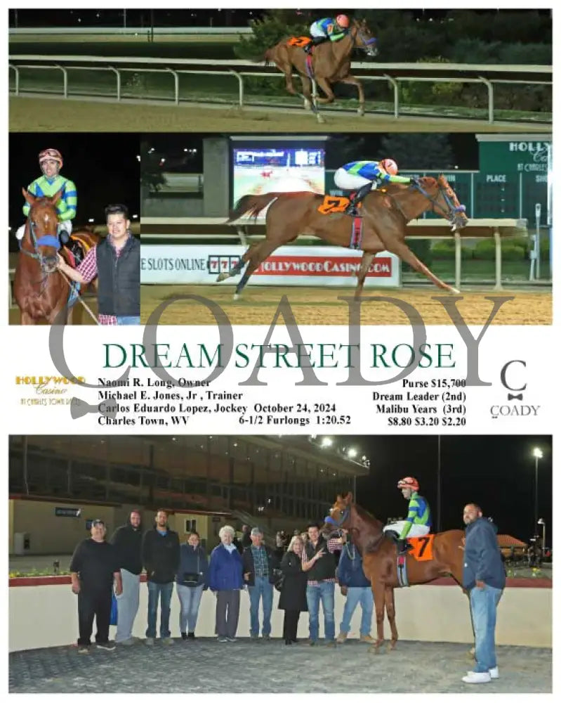 Dream Street Rose - 10-24-24 R02 Ct Hollywood Casino At Charles Town Races
