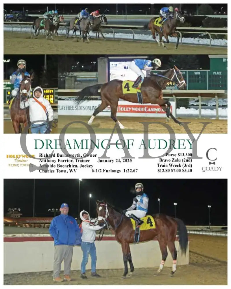 Dreaming Of Audrey - 01-24-25 R08 Ct Hollywood Casino At Charles Town Races