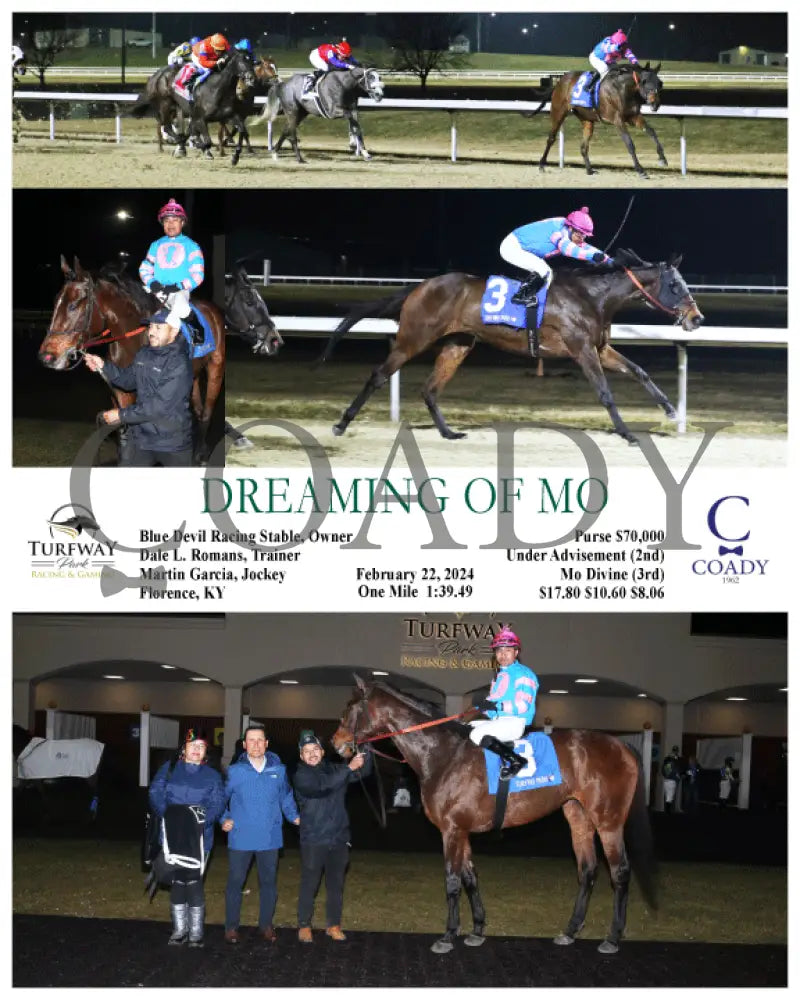 Dreaming Of Mo - 02-22-24 R05 Tp Turfway Park