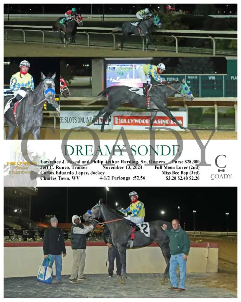 Dreamy Sonde - 11-13-24 R07 Ct Hollywood Casino At Charles Town Races