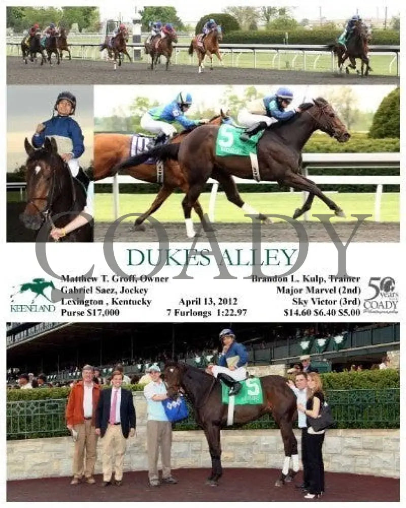 Dukes Alley - 041312 Race 10 Keeneland