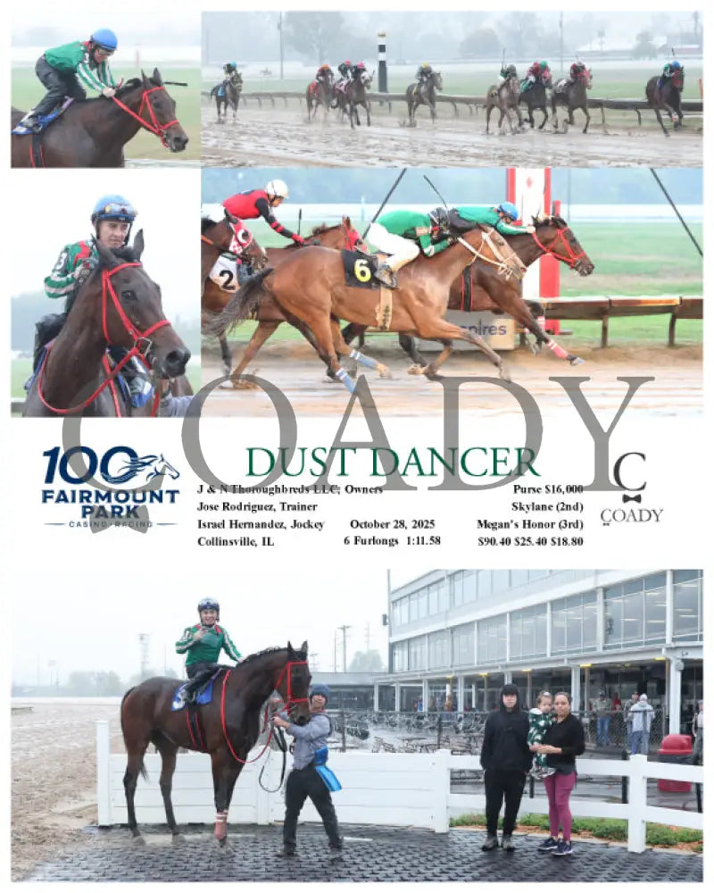DUST DANCER - 10-28-25 - R09 - FP Fanduel Sportsbook Horse Racing