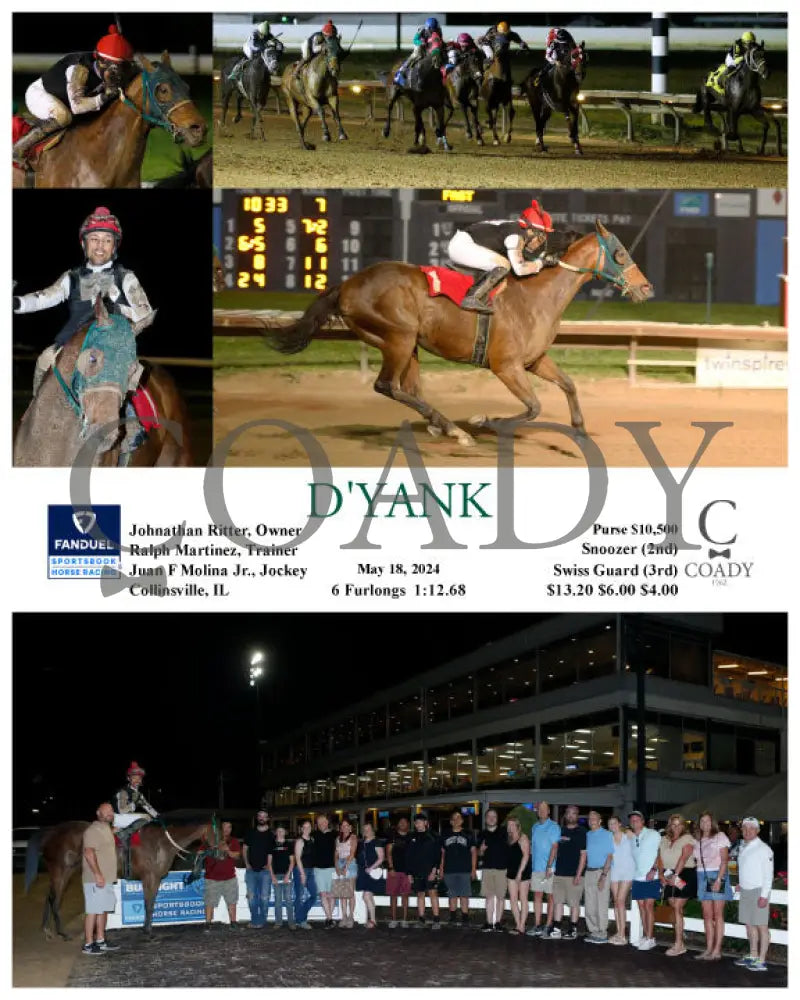 D’yank - 05-18-24 R07 Fan Fanduel Sportsbook Horse Racing