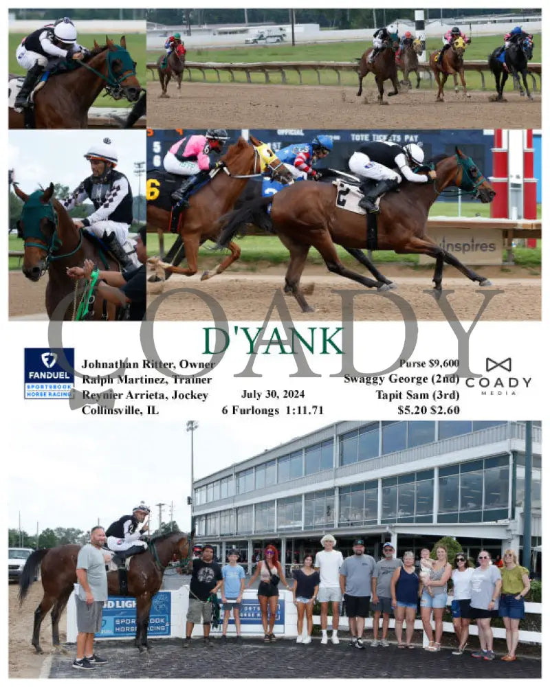 D’yank - 07-30-24 R04 Fan Fanduel Sportsbook Horse Racing