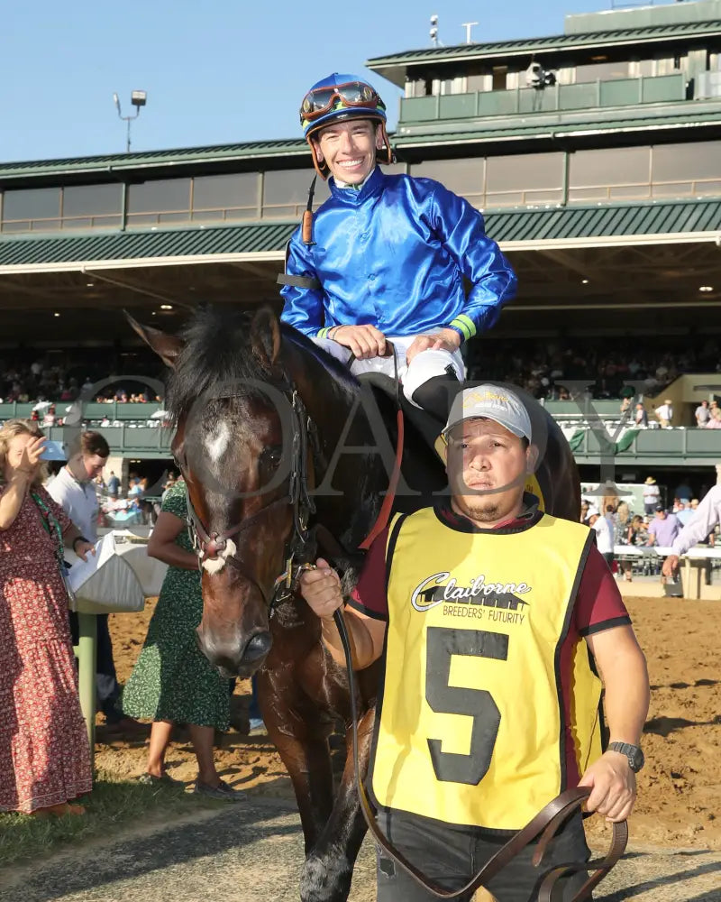 East Avenue - 100524 Race 09 Kee The Claiborne Breeders’ Futurity G1 Walk In 01 Keeneland
