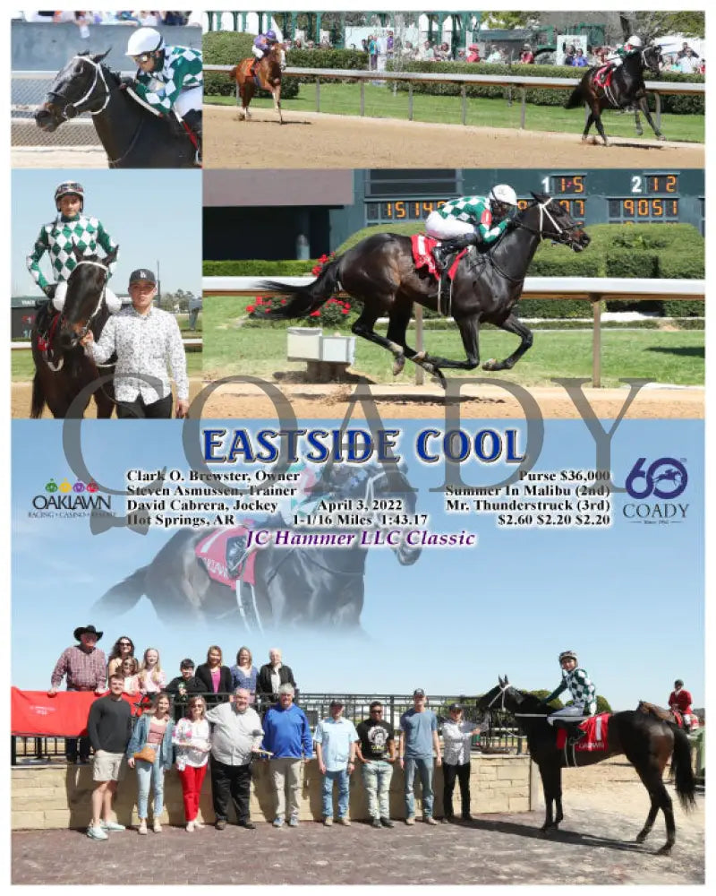 Eastside Cool - 04-03-22 R05 Op Oaklawn Park