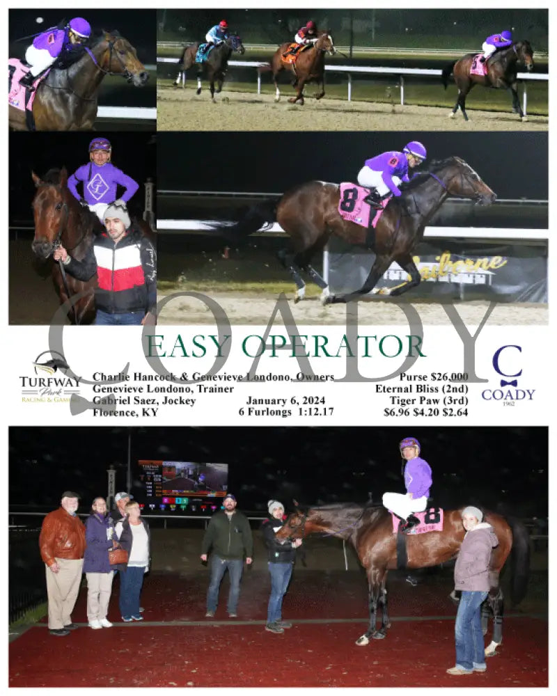 Easy Operator - 01-06-24 R02 Tp Turfway Park