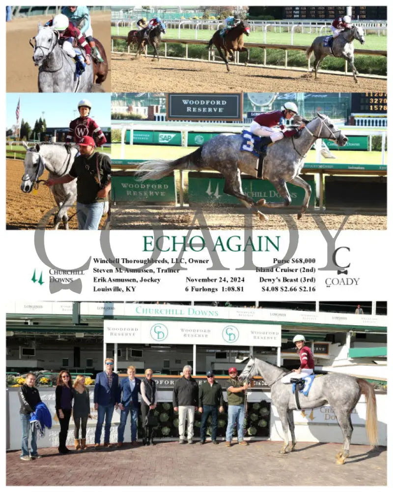 Echo Again - 112424 Race 03 Cd Churchill Downs