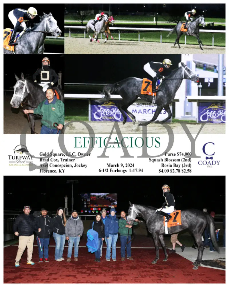 Efficacious - 03 - 09 - 24 R03 Tp Turfway Park