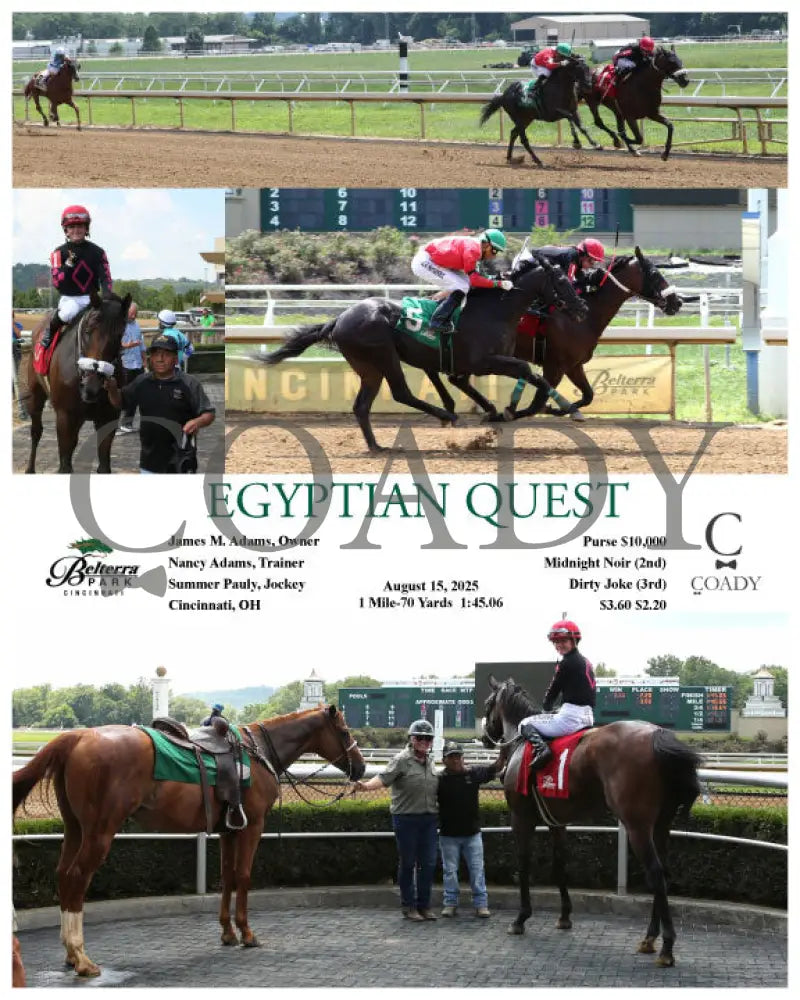 EGYPTIAN QUEST - 081525 - Race 02 - BTP Turfway Park