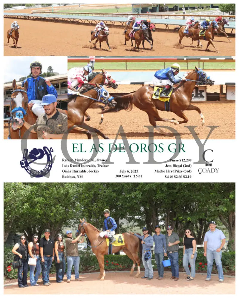 EL AS DE OROS GR - 07-06-25 - R05 - RUI Ruidoso Downs