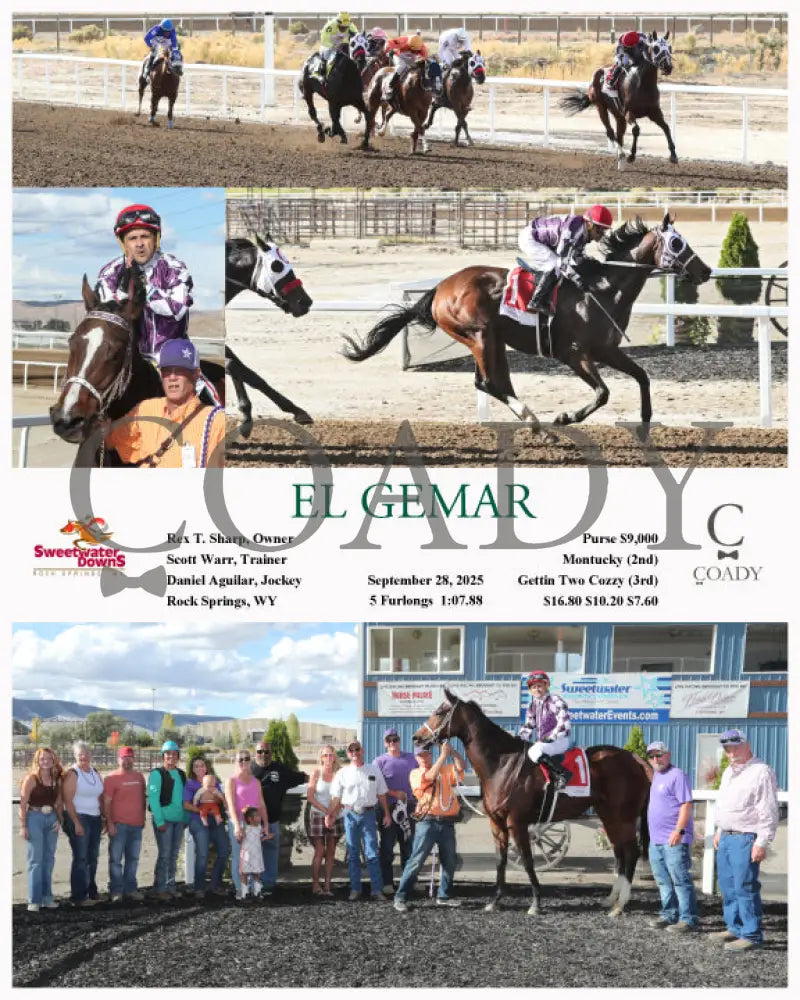 EL GEMAR - 09-28-25 - R08 - SWF Sweetwater Downs