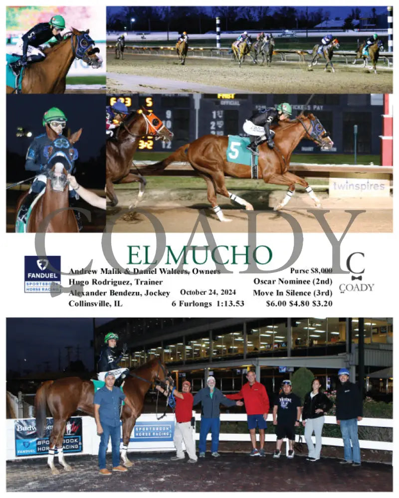 El Mucho - 10-24-24 R05 Fan Fanduel Sportsbook Horse Racing