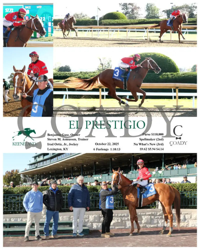 EL PRESTIGIO - 10-22-25 - R08 - KEE Keeneland