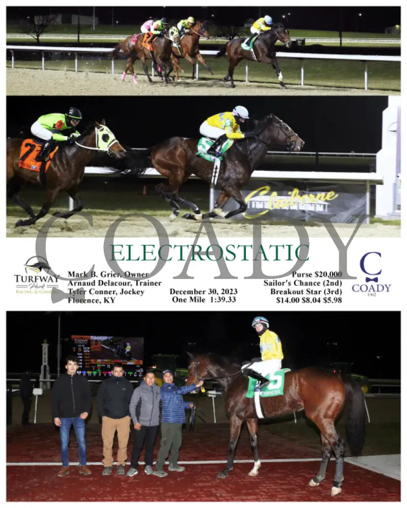Electrostatic - 12-30-23 R08 Tp Turfway Park