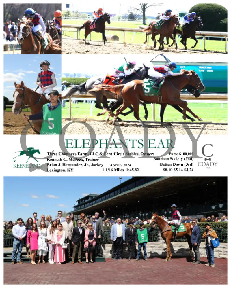 Elephants Ear - 04 - 06 - 24 R01 Kee Keeneland