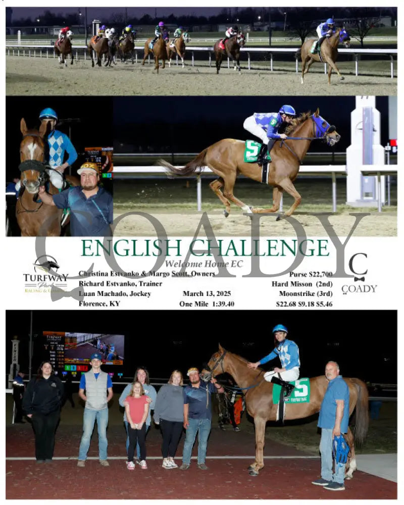 ENGLISH CHALLENGE - 03-13-25 - R05 - TP Turfway Park