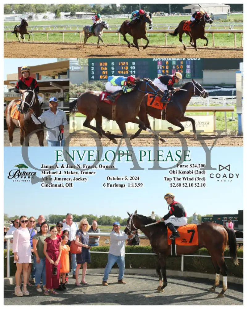 Envelope Please - 10-05-24 R06 Btp Belterra Park