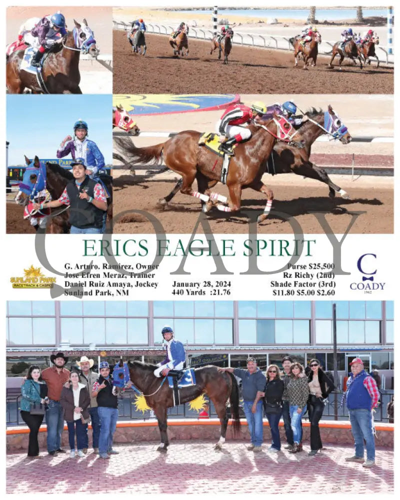 Erics Eagle Spirit - 01-28-24 R05 Sun Sunland Park