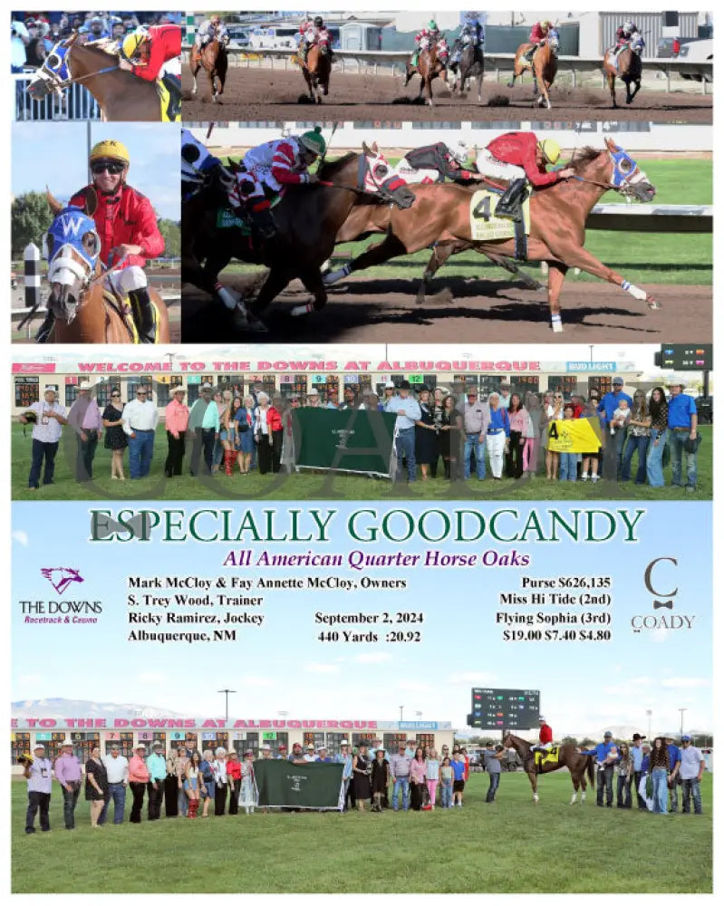 Especially Goodcandy - All American Quarter Horse Oaks 09-02-24 R09 Alb Downs At Albuquerque