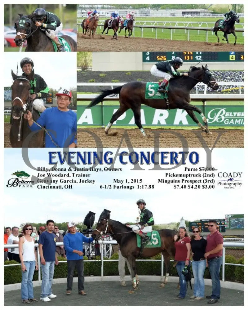 Evening Concerto - 050115 Race 05 Btp Belterra Park