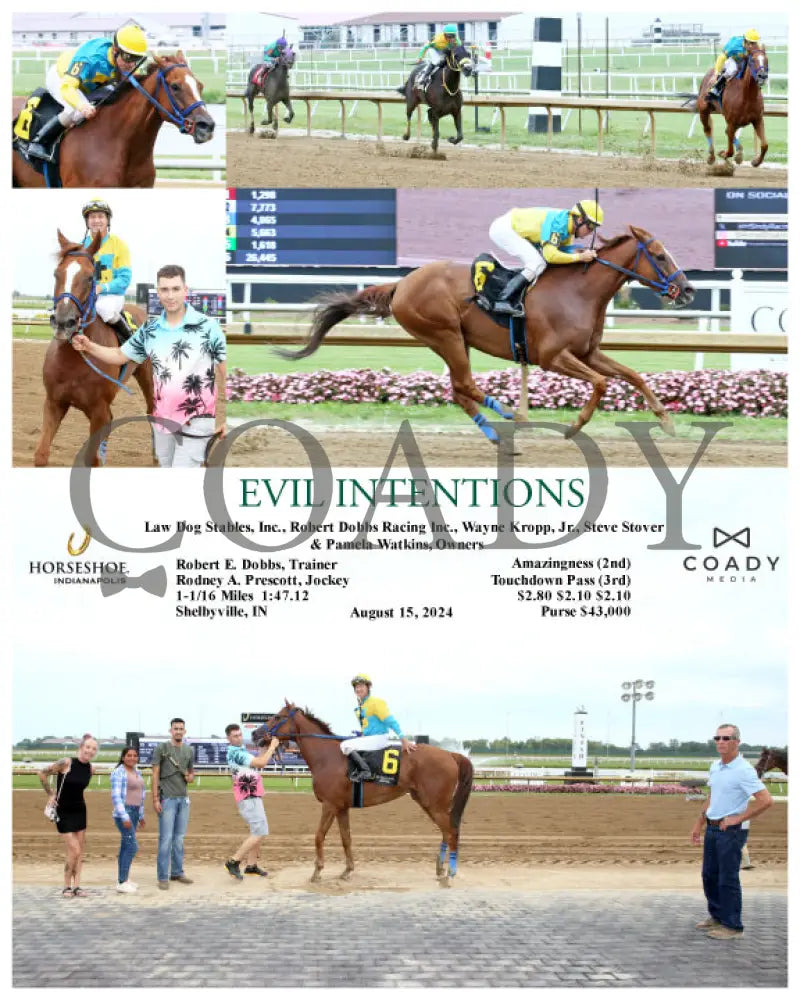 Evil Intentions - 08-15-24 R02 Ind Indiana Grand