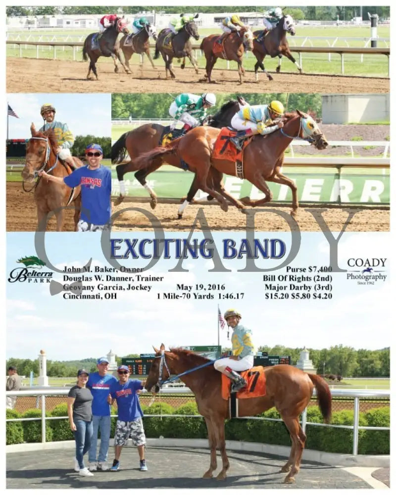 Exciting Band - 051916 Race 06 Btp Belterra Park