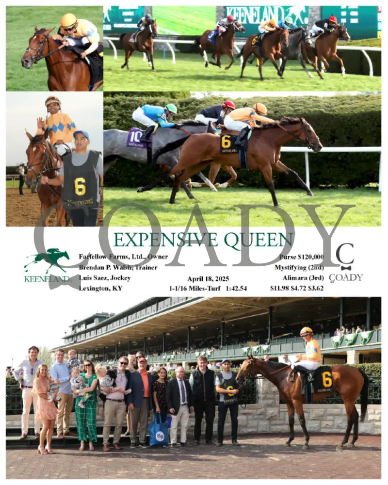 EXPENSIVE QUEEN - 04-18-25 - R10 - KEE Keeneland