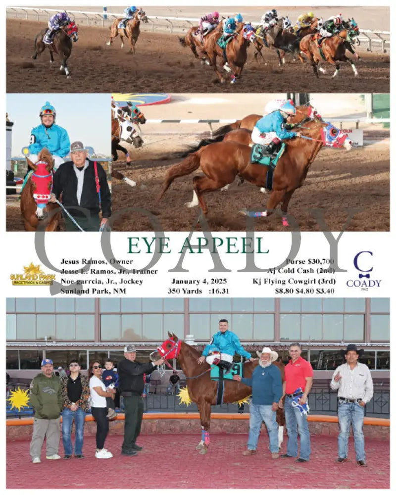 Eye Appeel - 01-04-25 R09 Sun Turfway Park