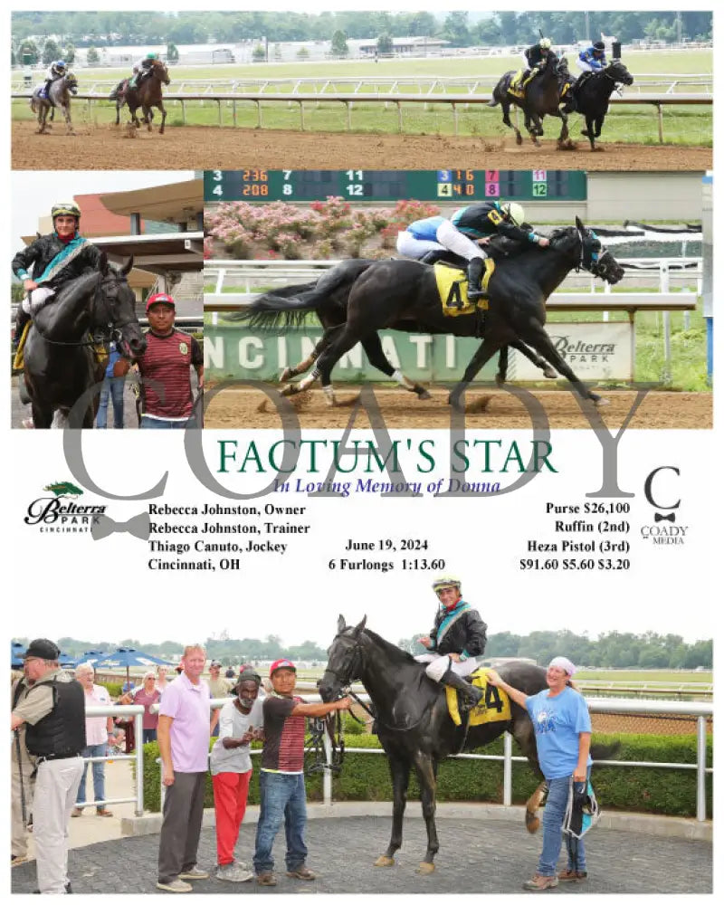 Factum’s Star - In Loving Memory Of Donna 06-19-24 R02 Btp Belterra Park