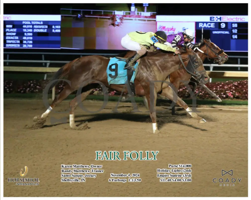 Fair Folly - 11-04-24 R09 Ind Action Indiana Grand