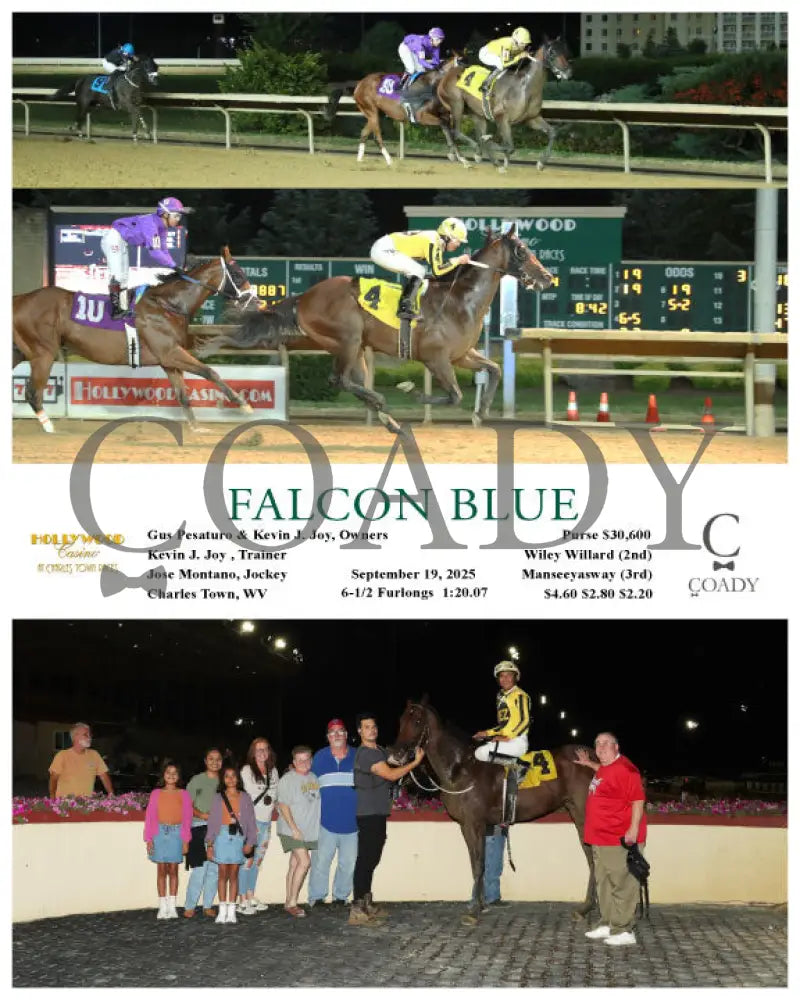 FALCON BLUE - 09-19-25 - R04 - CT Hollywood Casino at Charles Town Races