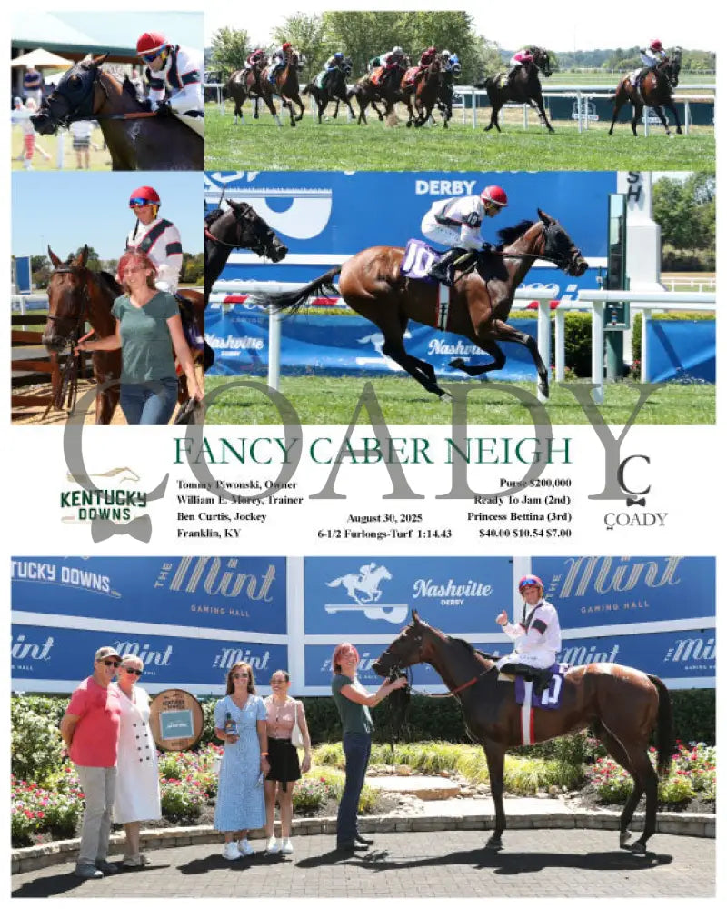 FANCY CABER NEIGH 08 30 25 R03 KD Kentucky Downs