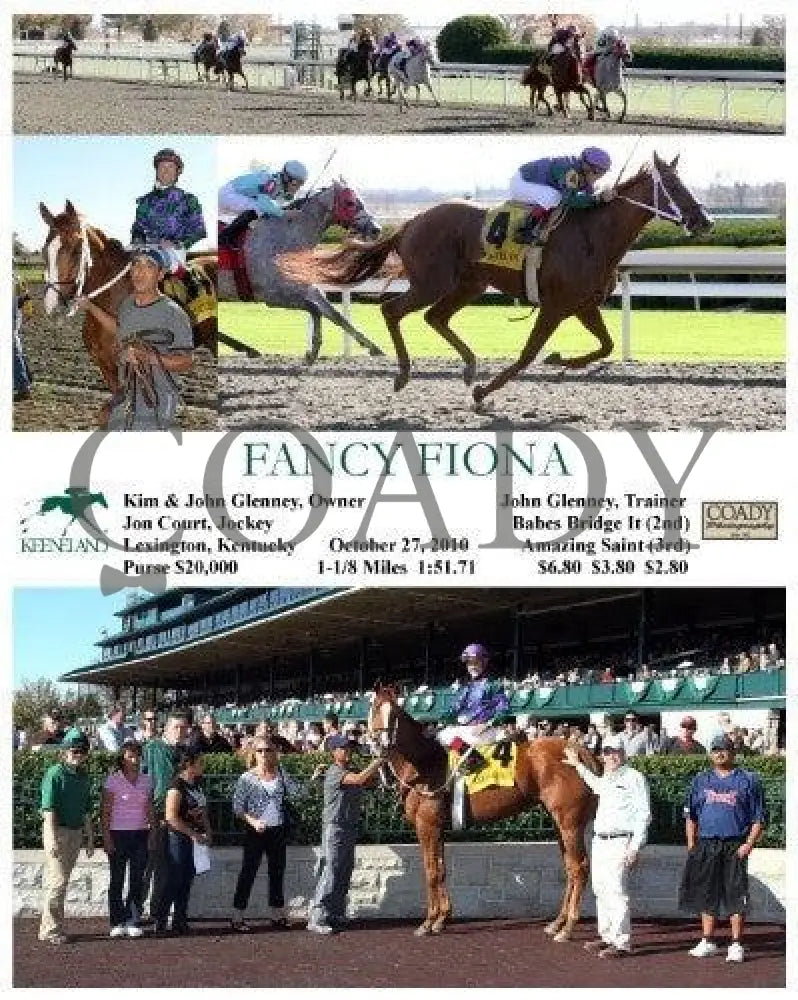 Fancy Fiona - 102710 Keeneland