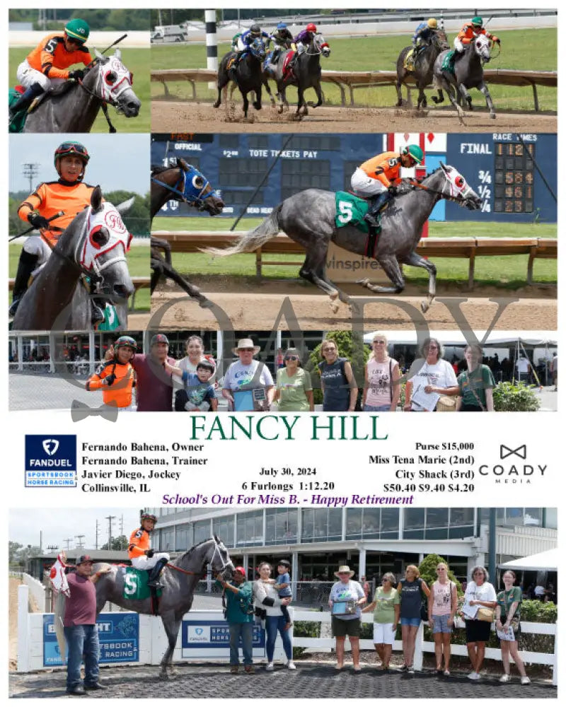 Fancy Hill - 07-30-24 R03 Fan Fanduel Sportsbook Horse Racing