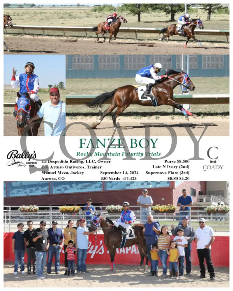 Fanze Boy - Rocky Mountain Futurity Trials 09-14-24 R07 Arp Arapahoe Park
