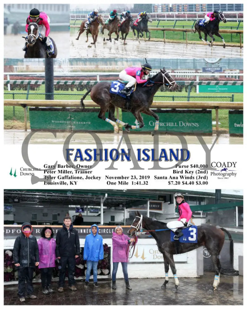 Fashion Island - 11-23-19 R01 Cd Churchill Downs