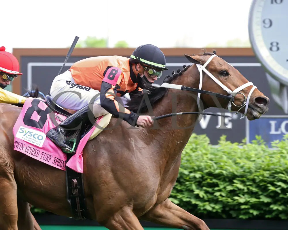 Fast Boat - The Twin Spires Turf Sprint G2 04-30-21 R10 Cd Tight Finish 001 Churchill Downs
