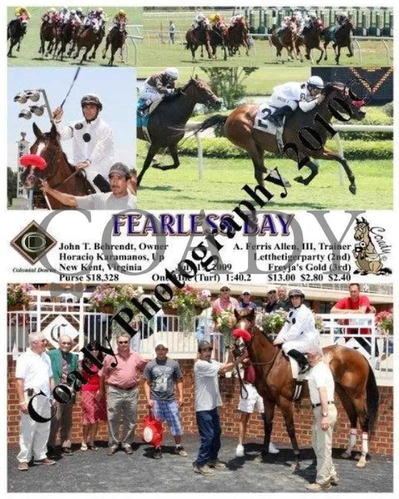 Fearless Bay - 7 19 2009 Colonial Downs
